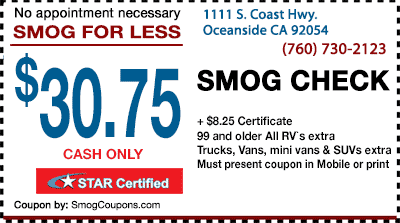 Smog For Less - Smog Coupons